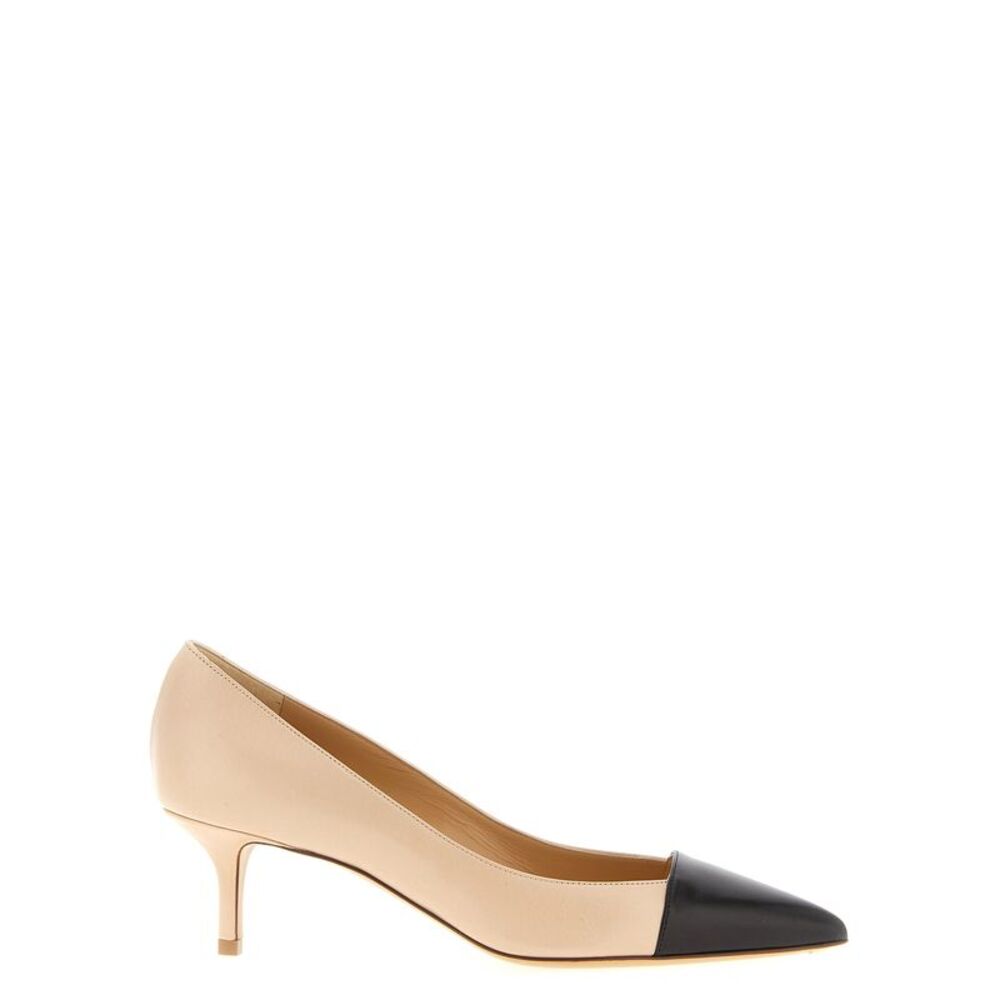 Francesco Russo Multicolor Goatskin Mid Heel Women's Pumps
